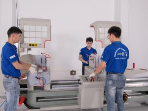 Máy cắt nhôm 2 đầu F88 6 May cat nhom 2 dau mam xoay F88 180121 14